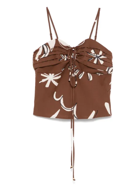 Scotch & Soda top de tejido seersucker