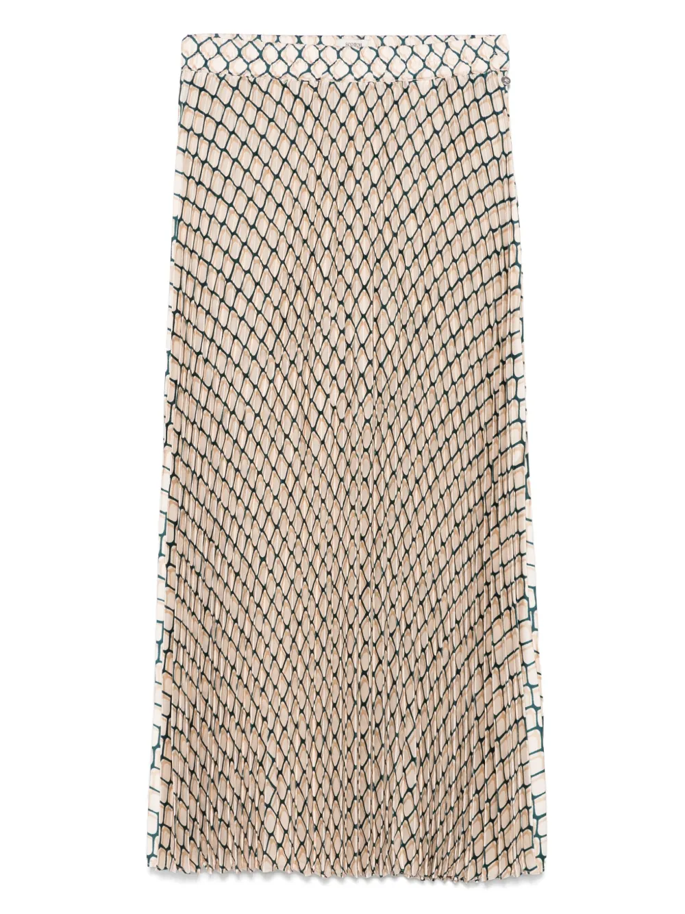 Scotch & Soda Plissé Midi Skirt