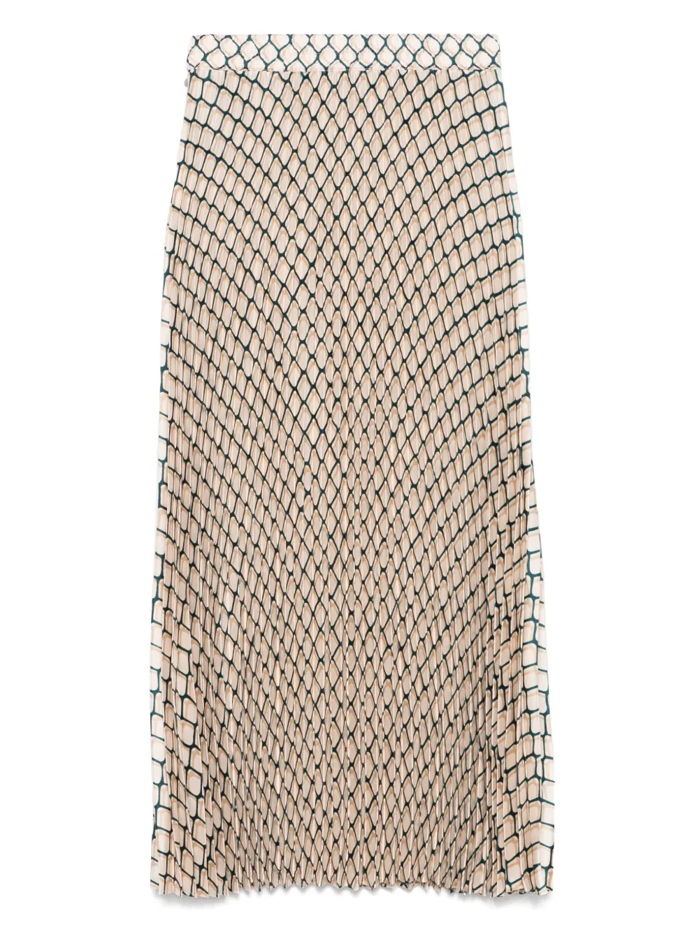 Scotch & Soda Plissé midi-rok - Beige