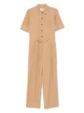 Scotch & Soda gabardine-weave jumpsuit - Brown