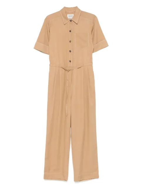 Scotch & Soda gabardine-weave jumpsuit
