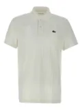 Lacoste logo-patch polo shirt - White