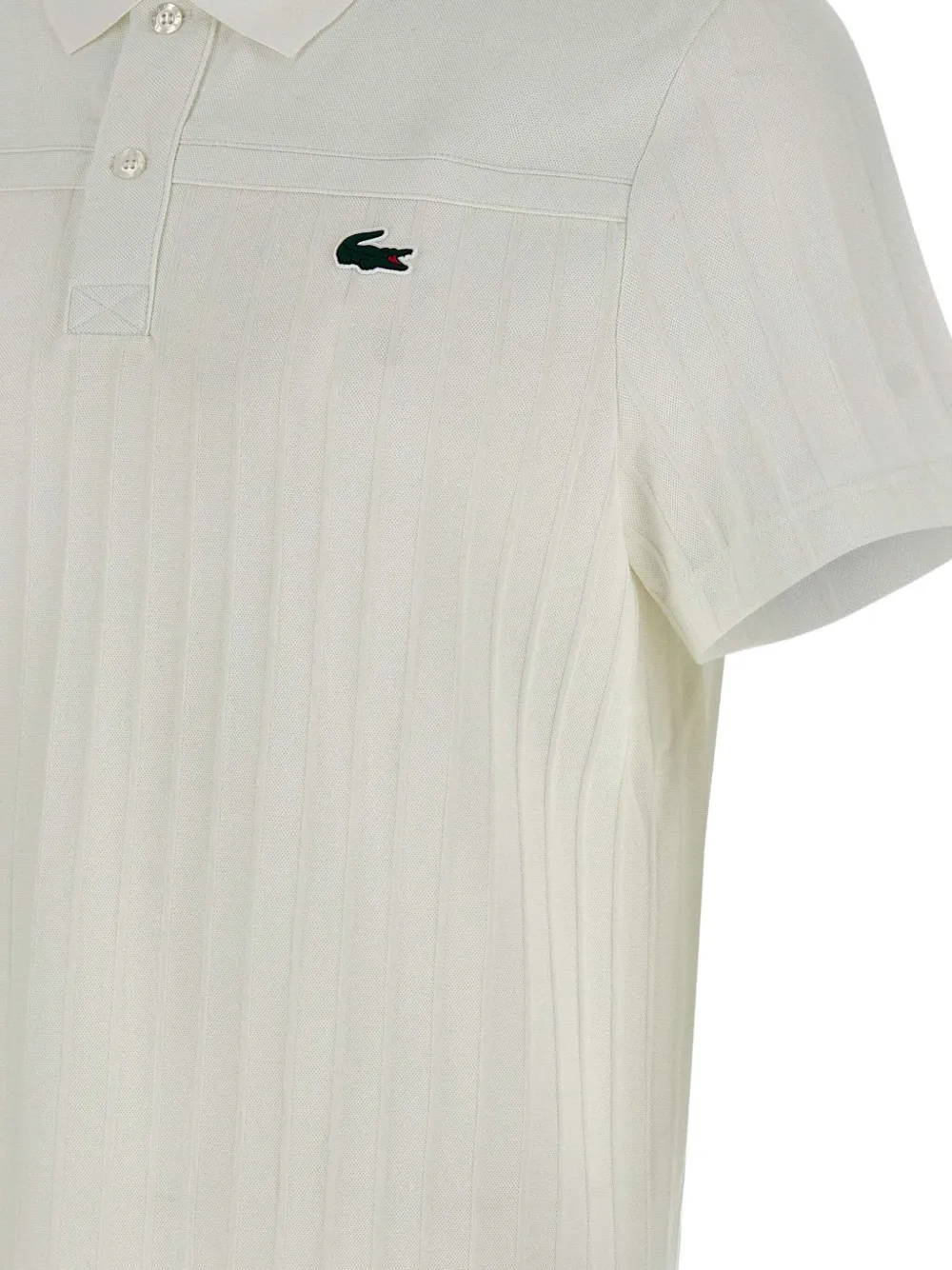 Lacoste Poloshirt met logopatch Wit