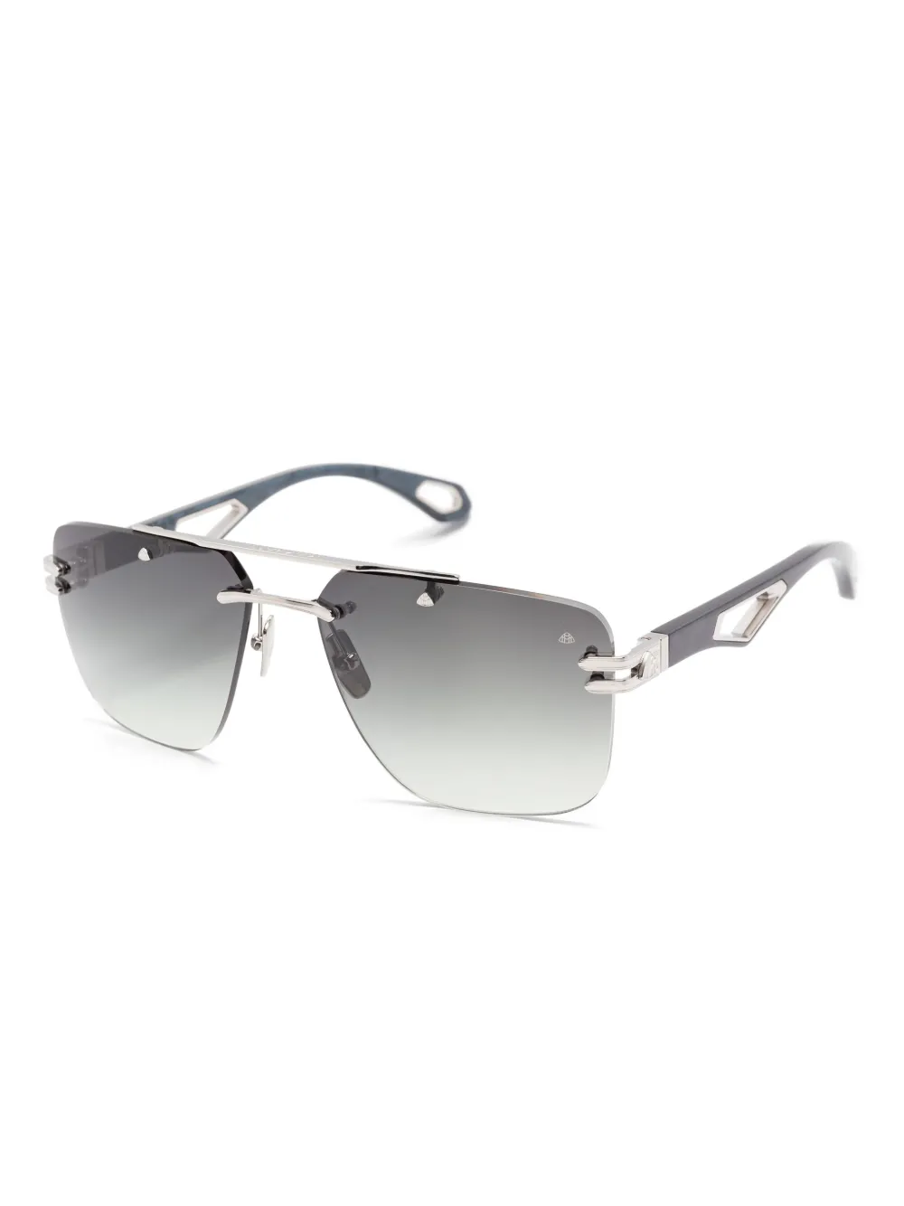 Maybach eyewear Zonnebril met vierkant montuur - Zwart