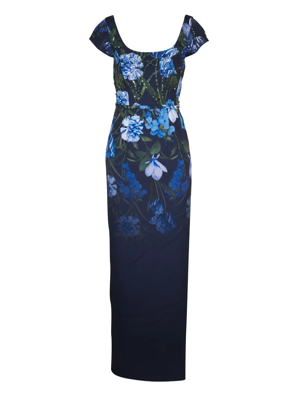 Sachin & Babi Jurk met bloemenprint Blauw