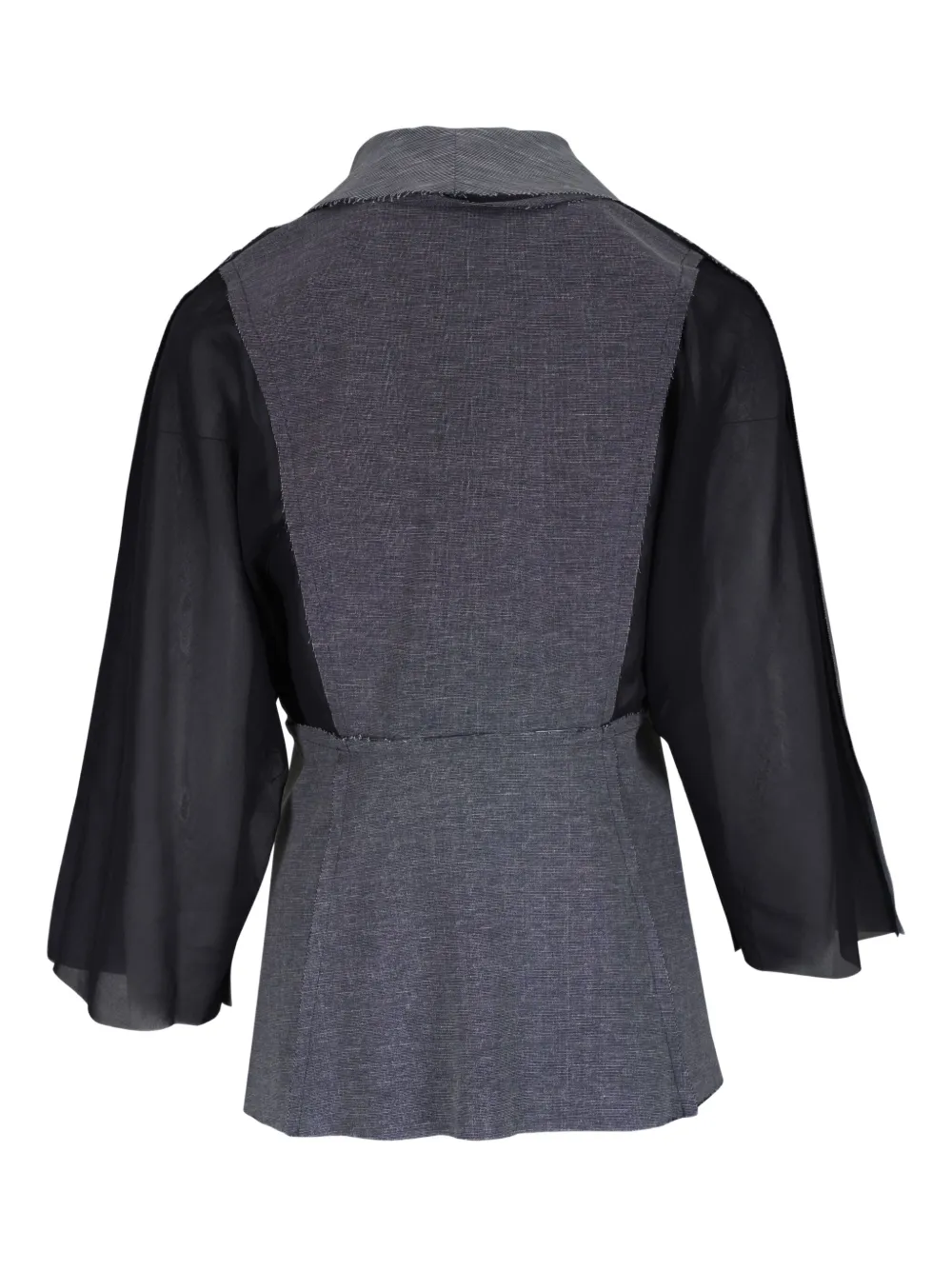 KZ_K STUDIO draped-front denim jacket | Denim Jackets | Image 2