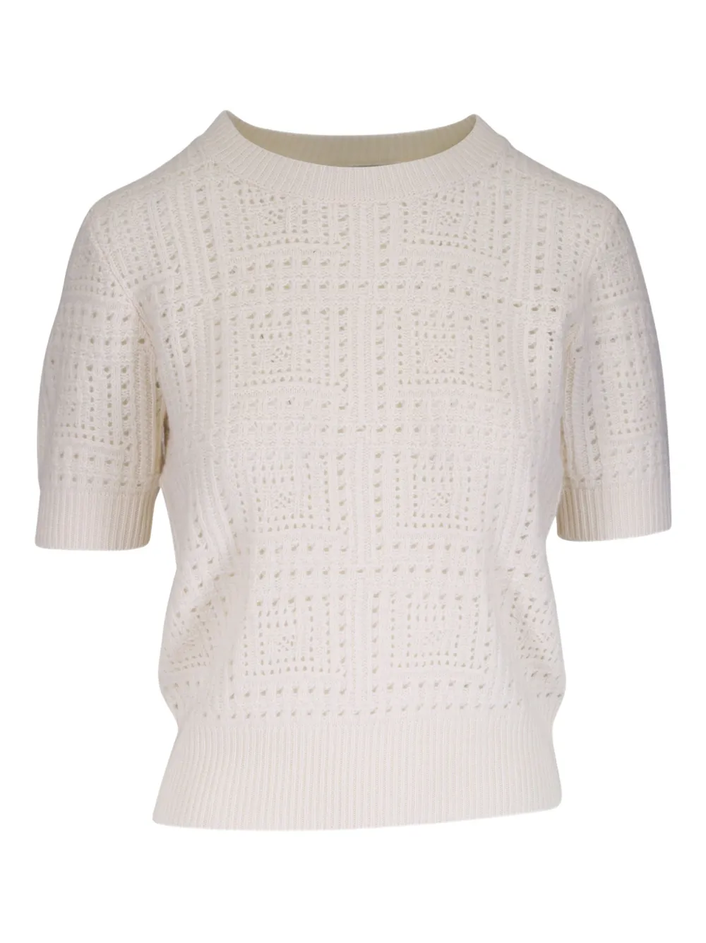 Nili Lotan Gehaakte top Beige
