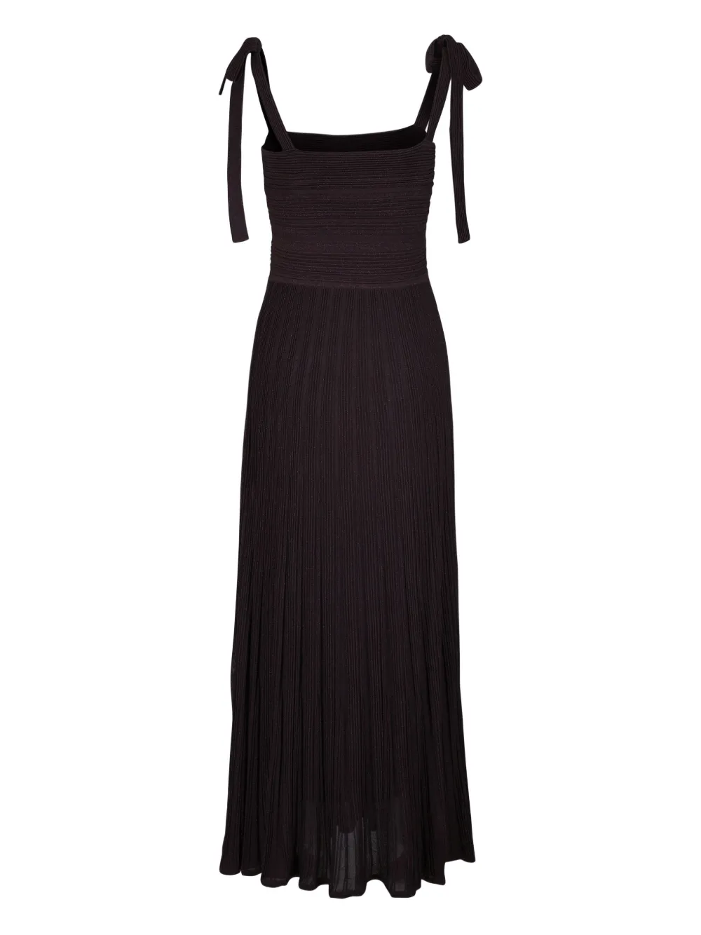 ZIMMERMANN Plissé maxi-jurk - Bruin