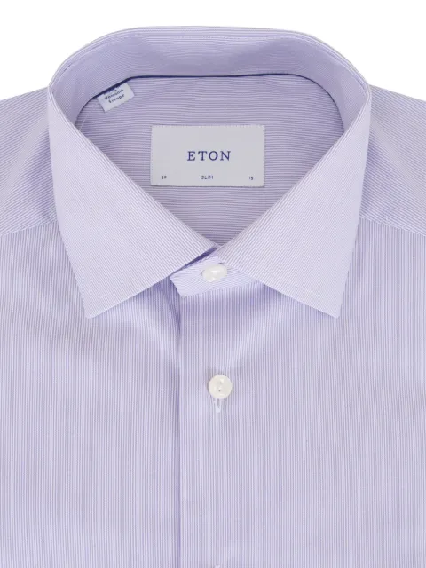 Eton striped button-up shirt
