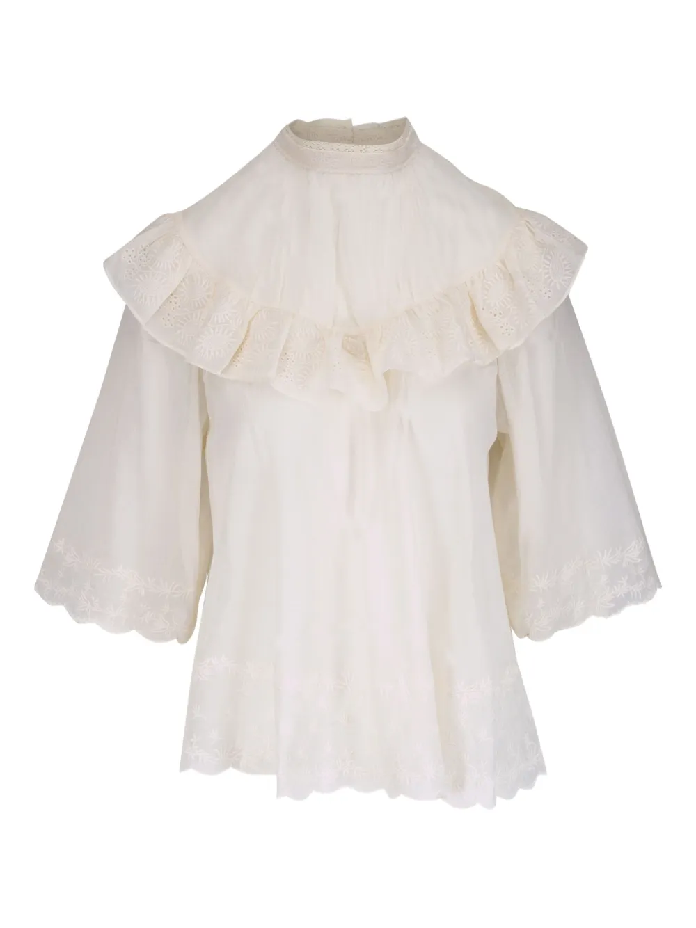 Nili Lotan Alain blouse Beige