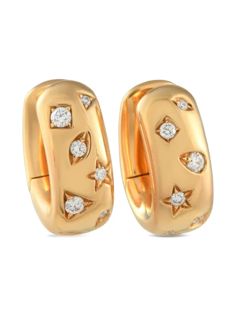 POMELLATO Pre-Owned arracadas Iconica en oro amarillo de 18kt con diamante