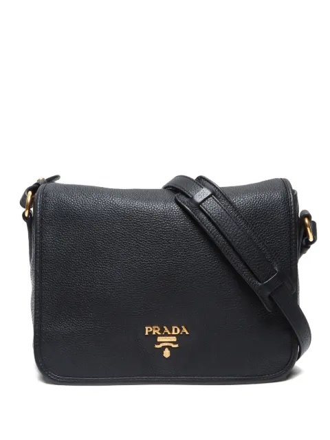 Prada Pre-Owned 2010-2024 logo-lettering shoulder bag