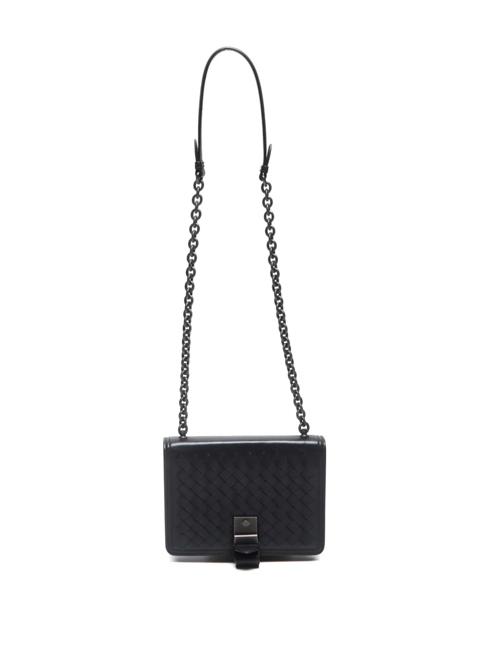 Pre-owned Bottega Veneta 2000-2020s Mini Intrecciato Runway Shoulder Bag