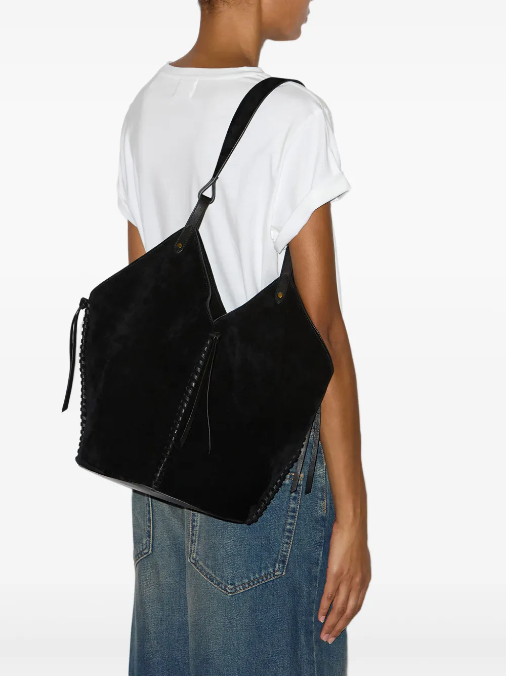 ISABEL MARANT Tampa shoulder bag - Zwart