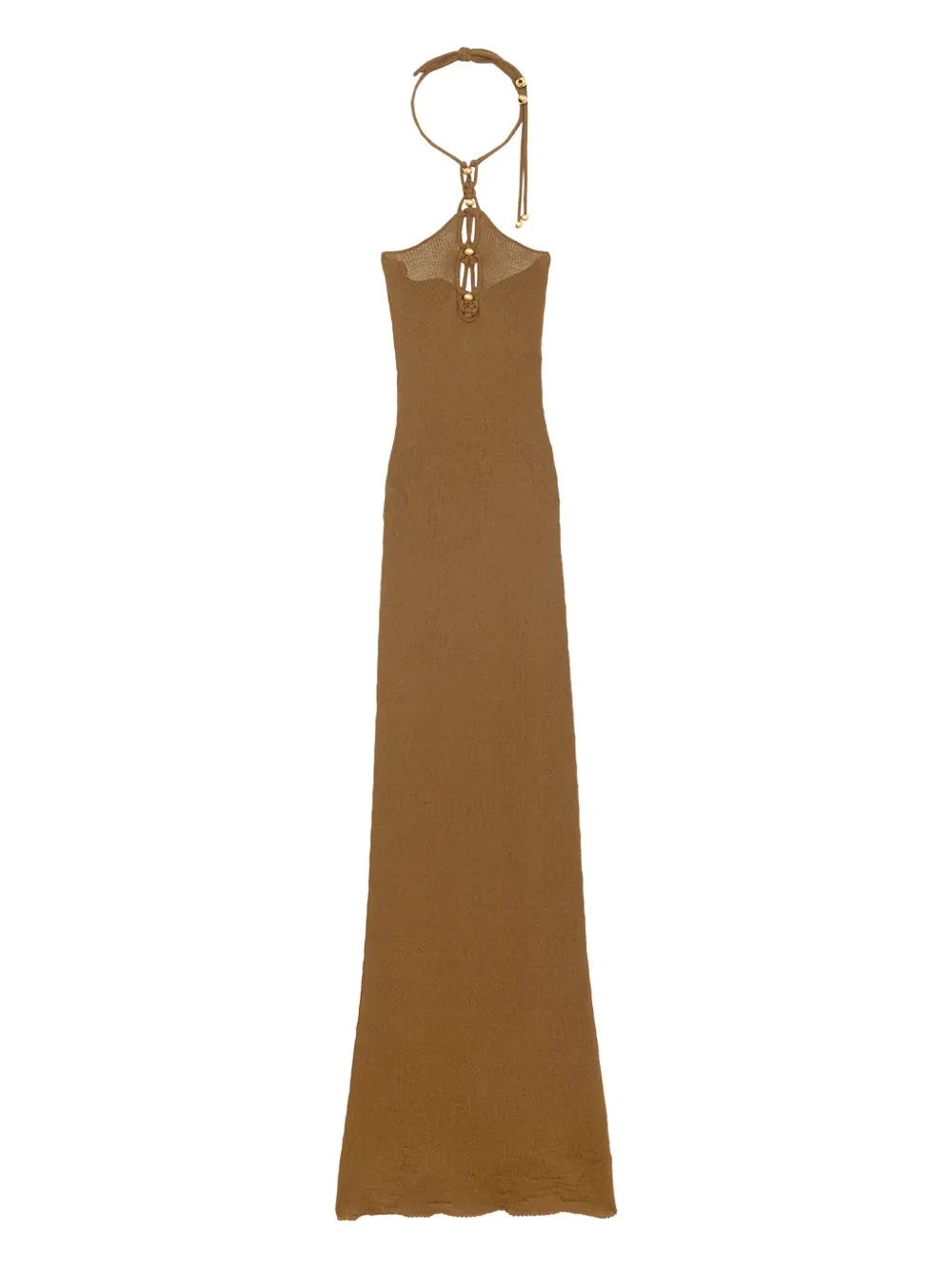 ISABEL MARANT Eileen maxi-jurk Bruin