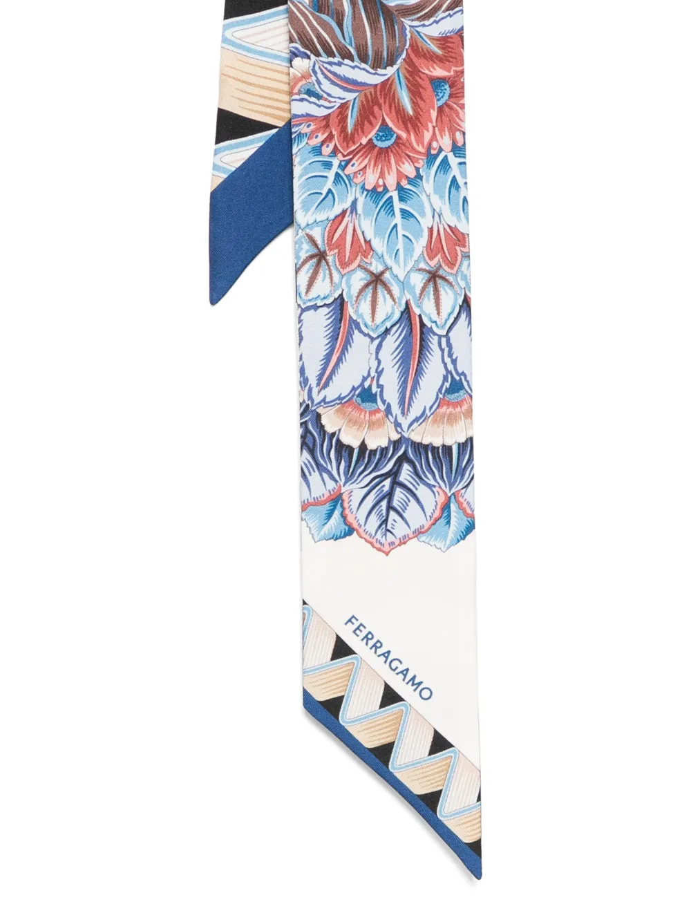 Ferragamo silk scarf - Beige