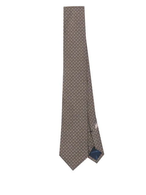 Ferragamo printed tie