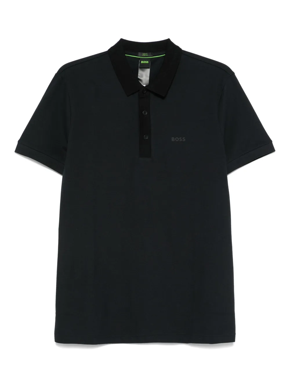 BOSS Poloshirt met logoprint Blauw