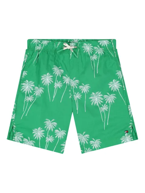 Tommy Hilfiger Junior shorts con rayas estampadas
