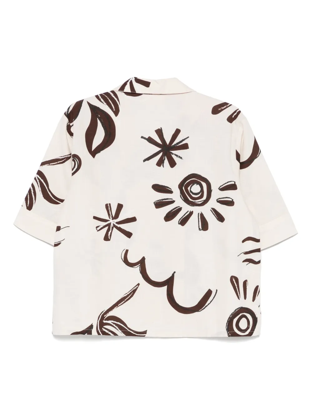 Scotch & Soda Blouse met bloemenprint - Beige