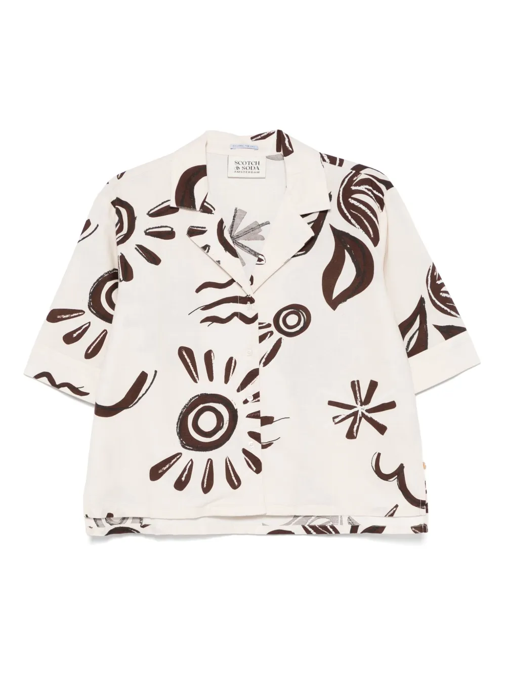 Scotch & Soda Floral-print Shirt