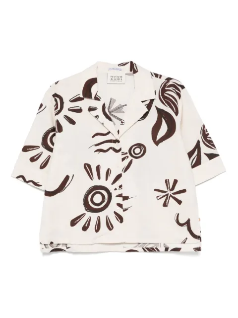 Scotch & Soda camisa con estampado floral
