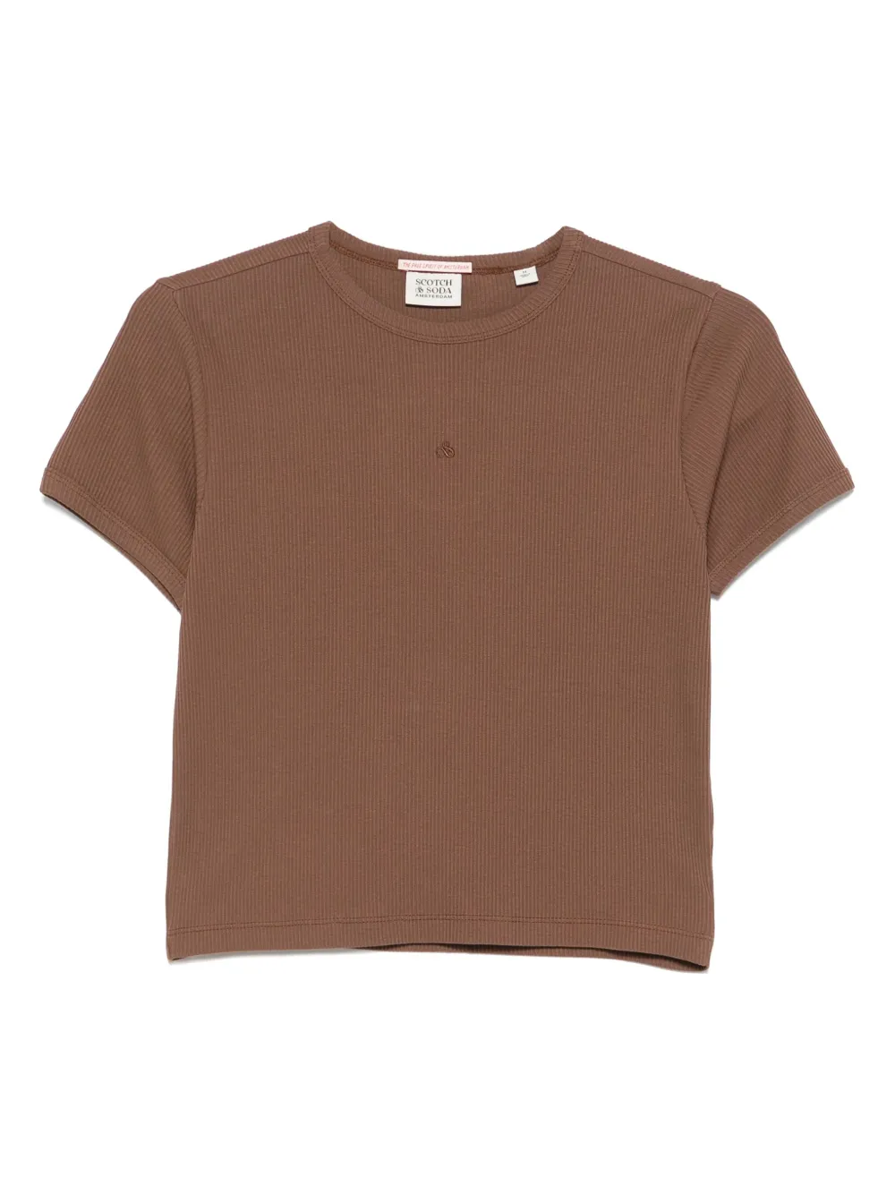 Scotch & Soda Fine-ribbed T-shirt