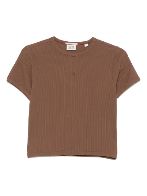 Scotch & Soda playera de canalé fino