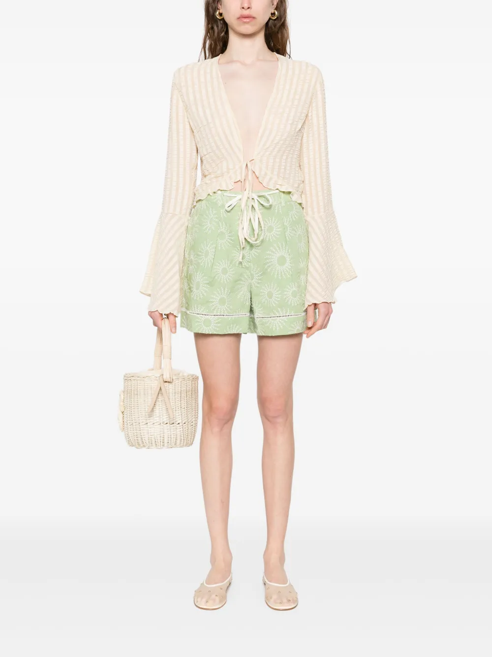 Scotch & Soda short à fleurs brodées | Shorts courts | Image 2