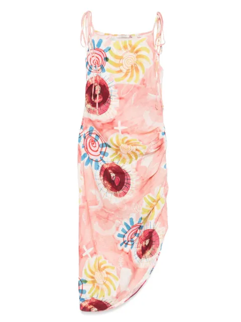 Scotch & Soda abstract-print maxi dress