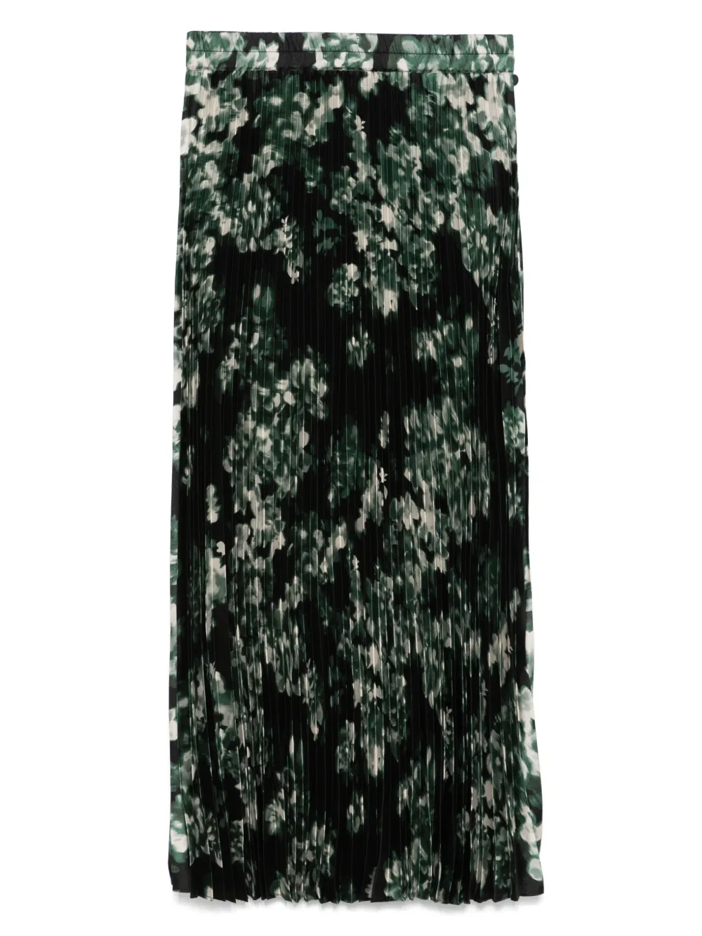 Scotch & Soda Plissé midi-rok - Groen