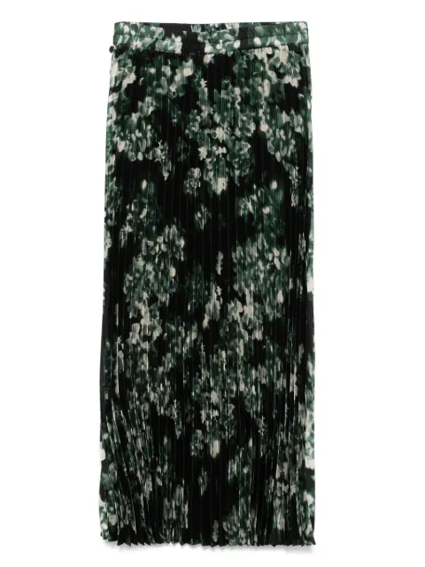 Scotch & Soda falda midi con pliegues