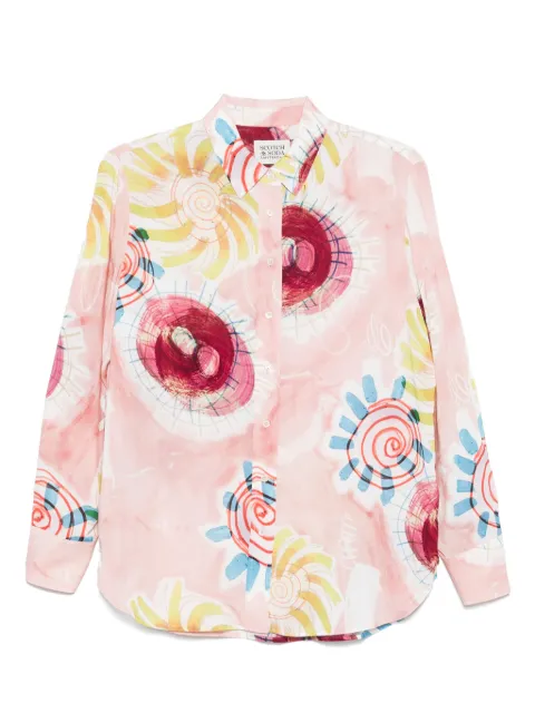 Scotch & Soda camisa con estampado floral