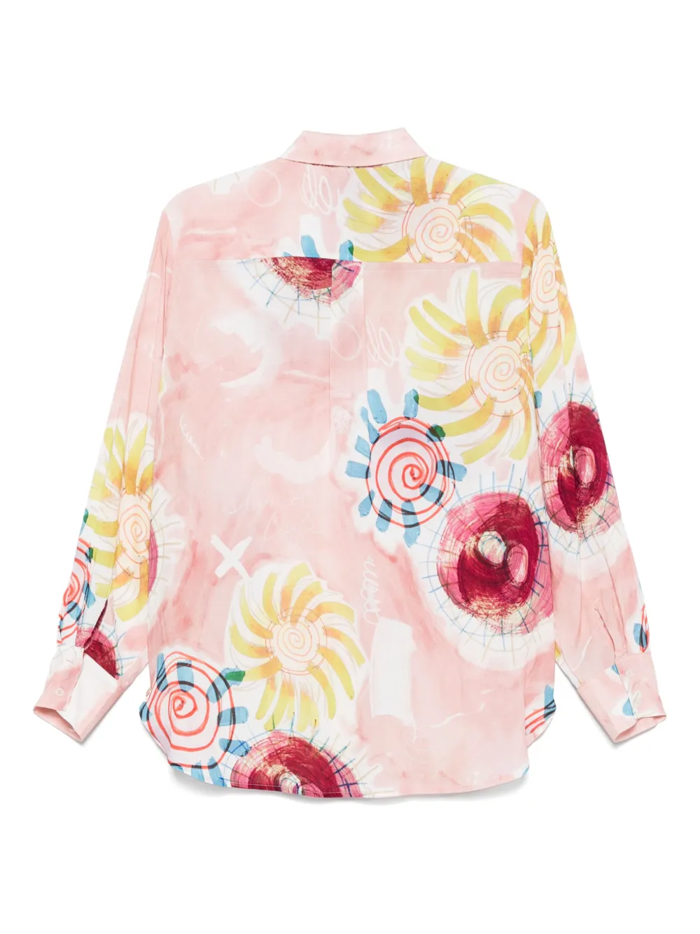 Scotch & Soda floral-print shirt - Roze