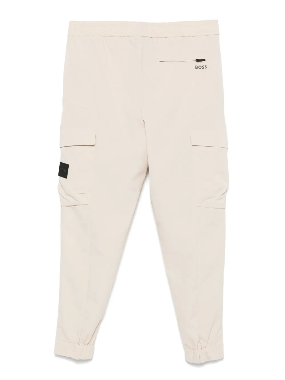 BOSS logo-patch track pants - Beige