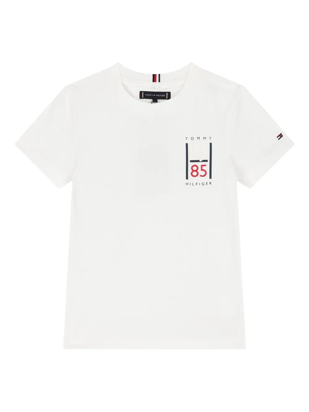 Tommy Hilfiger Junior playera de algodón | blanco | Image 1