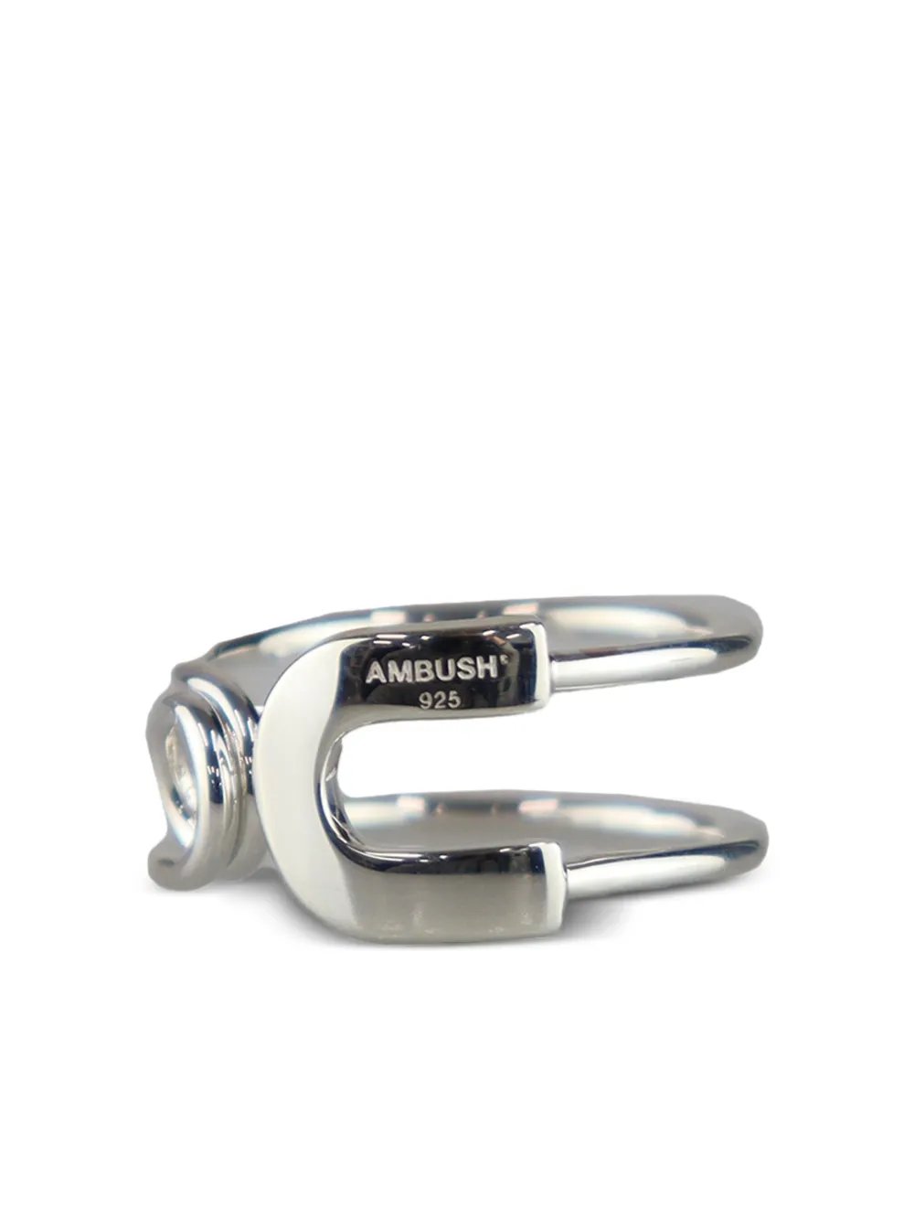 アクセサリー AMBUSH STANCE SAFETY PIN PIERCE AMBUSH Safety pin earring - Silver 925 | Garmentory