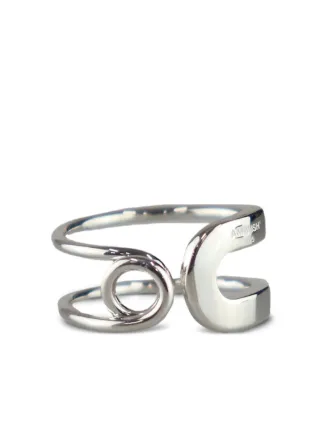 AMBUSH Safety Pin Ring | Silver | FARFETCH EG AMBUSH Safety Pin Ring | Silver | FARFETCH EG