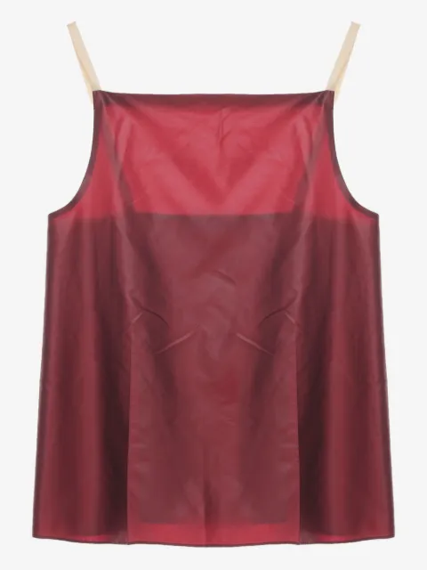 Carven camisola con panel translúcido