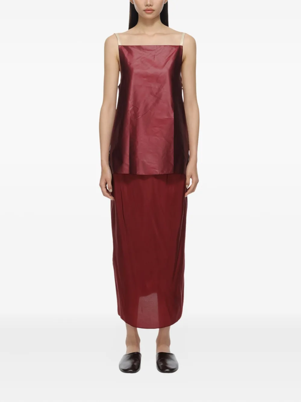 Carven top estilo camisón con panel traslúcido | Chalecos y camisetas | Image 2