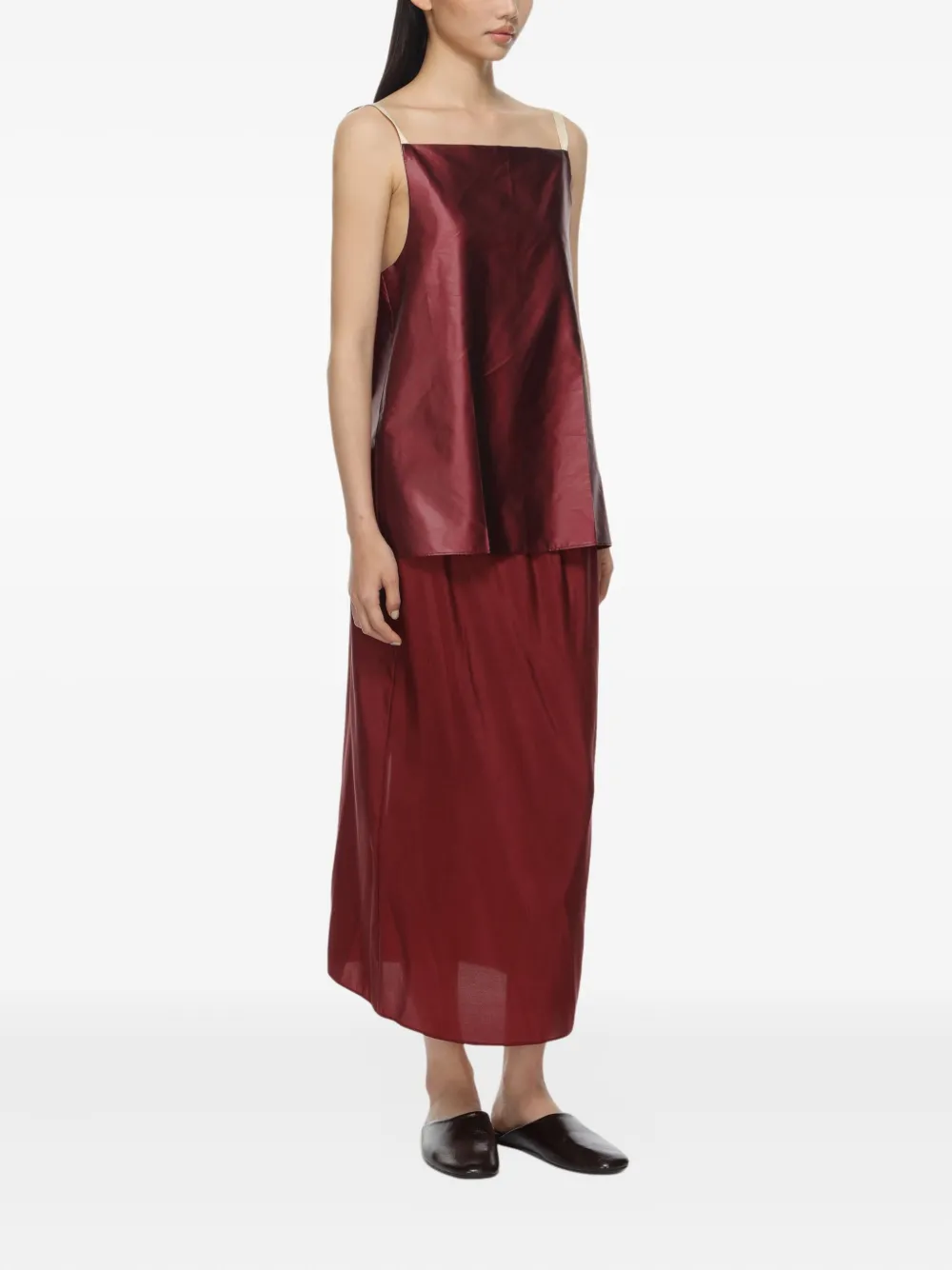 CARVEN SATIN TANK TOP