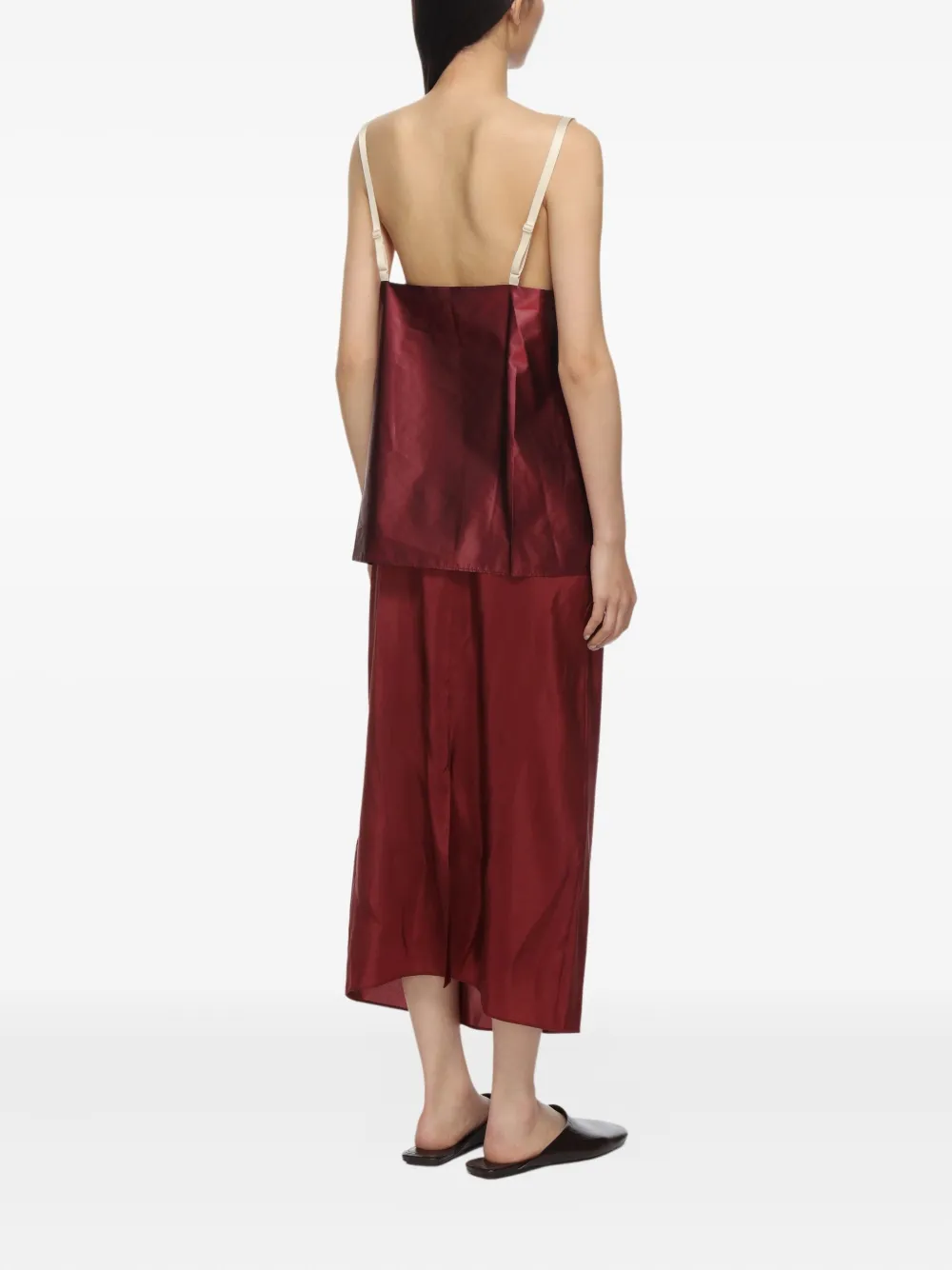 Shop Carven Satin Tank Top