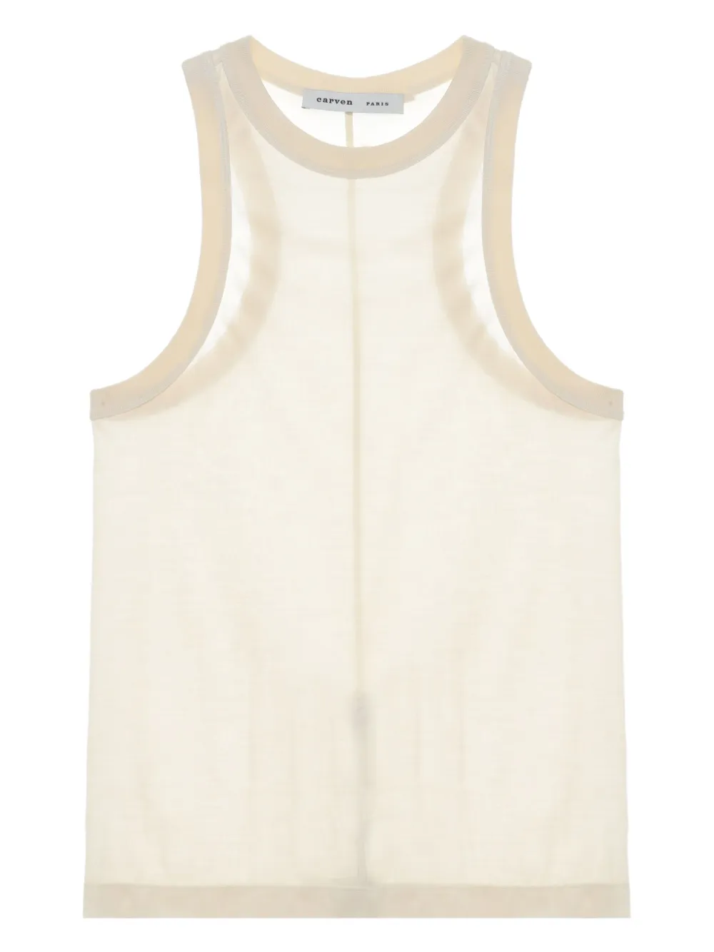 CARVEN SHEER TANK TOP 