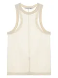 Carven sheer tank top - Neutrals