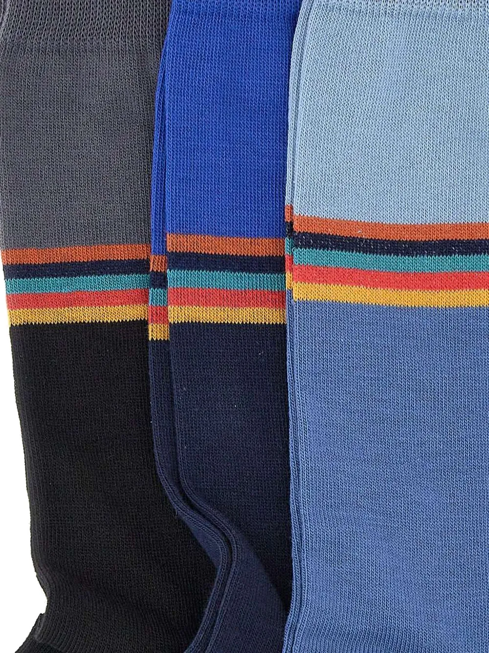 PAUL SMITH LOGO-PRINT SOCKS (PACK OF THREE)