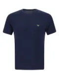 Emporio Armani logo-patch T-shirts (pack of two) - Blue