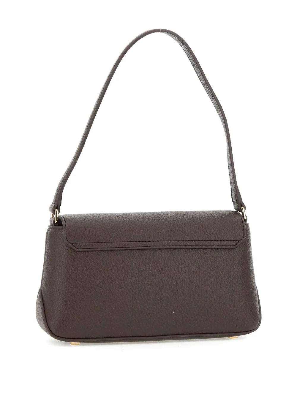 Elisabetta Franchi Schoudertas met logoplakkaat - Bruin