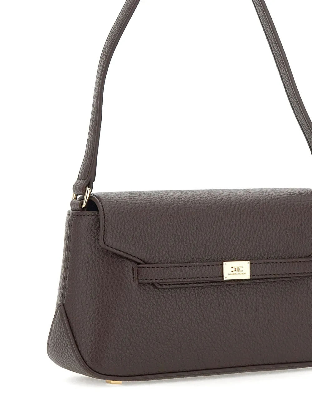 ELISABETTA FRANCHI LOGO-PLAQUE SHOULDER BAG