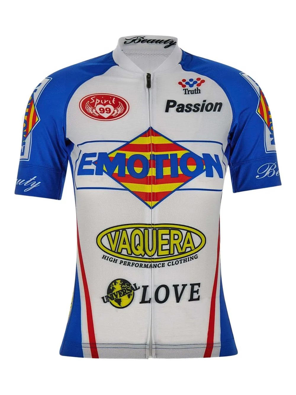 Vaquera Text-print Polo Top