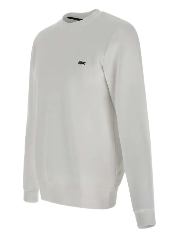 Lacoste embroidered-motif Sweatshirt White FARFETCH IN